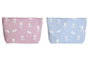 DKD Home Decor Neceser Sweet Baby 23 Rosa Azul 8 x 21 x 33 cm (2 Unidades) Impermeable