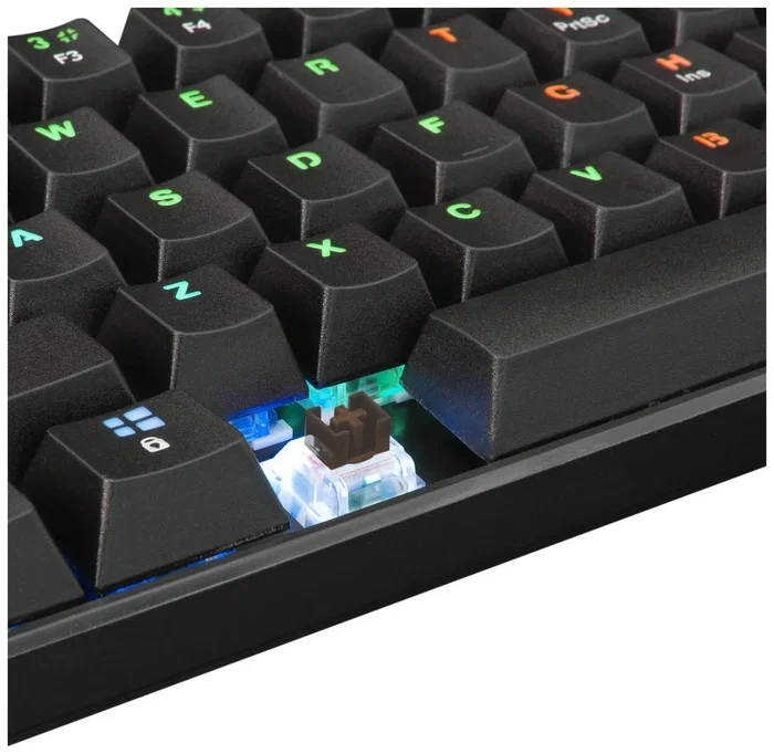 Black Shark GK-2022 Shinobi US Klawiatura mechaniczna Black Switch Marrón