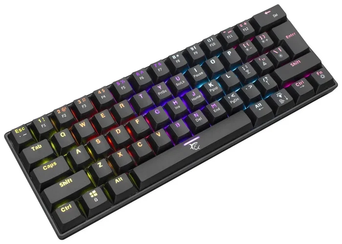 Black Shark GK-2022 Shinobi US Klawiatura mechaniczna Black Switch Marrón