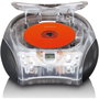 Lenco SCD-24TR Radio Portátil Digital Bluetooth FM con Pantalla LCD - Transparente