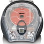 Lenco SCD-24TR Radio Portátil Digital Bluetooth FM con Pantalla LCD - Transparente