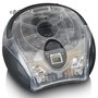 Lenco SCD-24TR Radio Portátil Digital Bluetooth FM con Pantalla LCD - Transparente