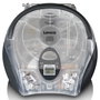 Lenco SCD-24TR Radio Portátil Digital Bluetooth FM con Pantalla LCD - Transparente