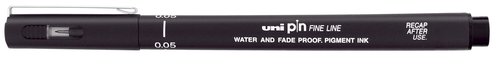 Uniball PIN Rotulador Calibrado 0,05 mm Negro