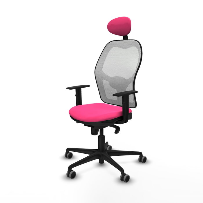 PIQUERAS Y CRESPO Silla de oficina Jorquera Rosa y Blanca PIQUERAS Y CRESPO Silla de oficina Jorquera Rosa y Blanca