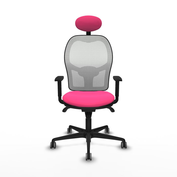 PIQUERAS Y CRESPO Silla de oficina Jorquera Rosa y Blanca PIQUERAS Y CRESPO Silla de oficina Jorquera Rosa y Blanca