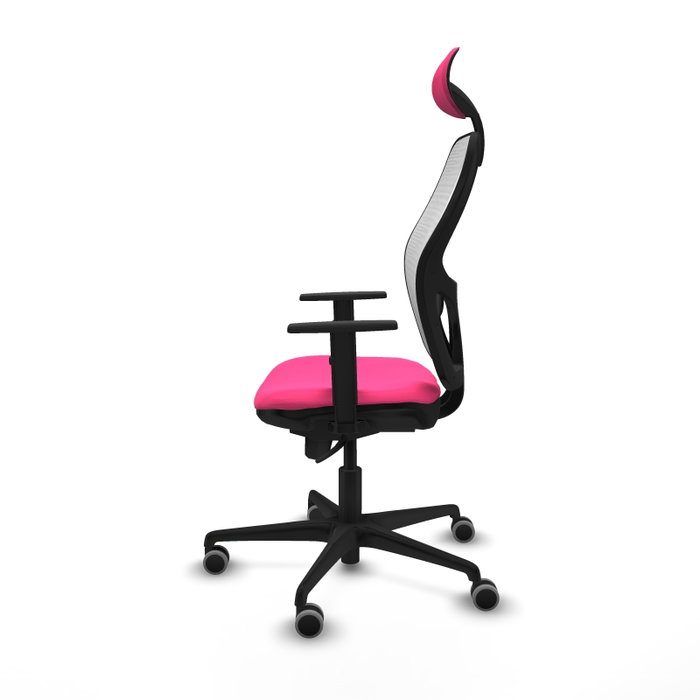PIQUERAS Y CRESPO Silla de oficina Jorquera Rosa y Blanca PIQUERAS Y CRESPO Silla de oficina Jorquera Rosa y Blanca