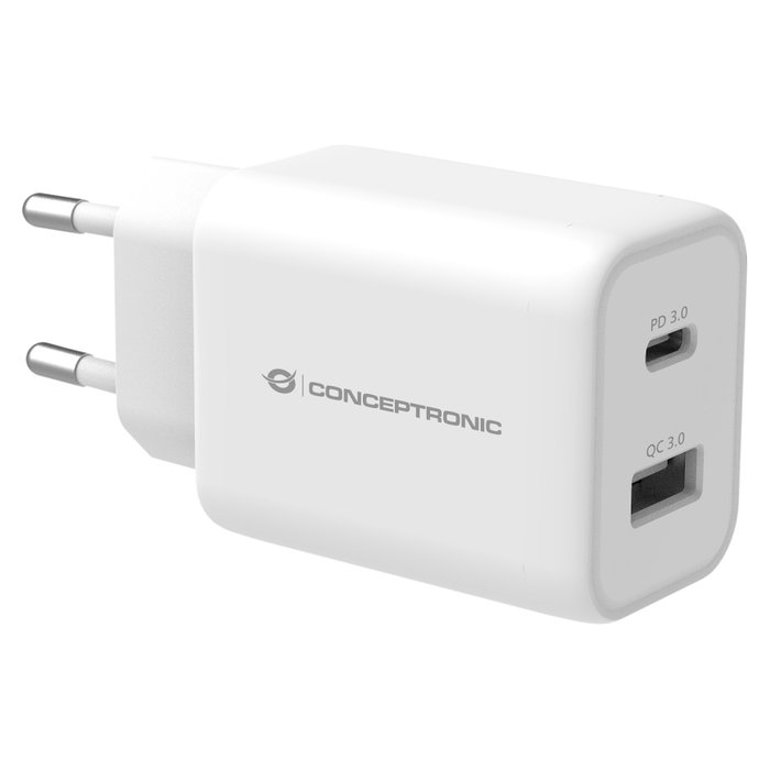 Conceptronic ALTHEA11W Cargador USB de 33W con puertos USB-C y USB-A