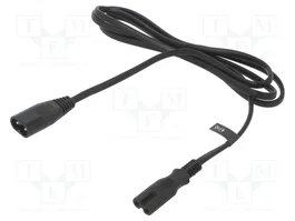 POS Cable de alimentación H03VVH2-F IEC C7 a IEC C8 1,5m