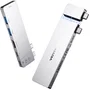 Vention TPSHB Hub USB-C con HDMI 4K, 2x USB, 2x USB-C, Thunderbolt, PD Gris