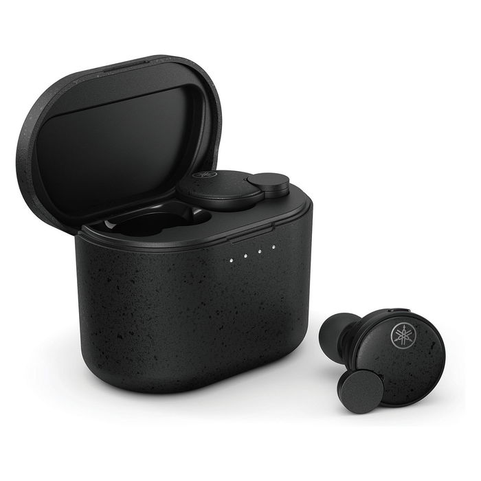 Yamaha TW-E7B Auriculares True Wireless con Cancelación de Ruido Activo, Negro