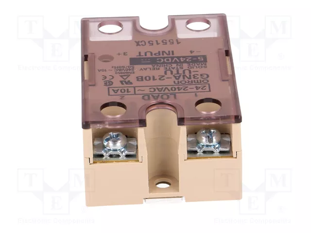 OMRON G3NA-210B-5-24 Relé de estado sólido monofásico 10A 24-240VAC