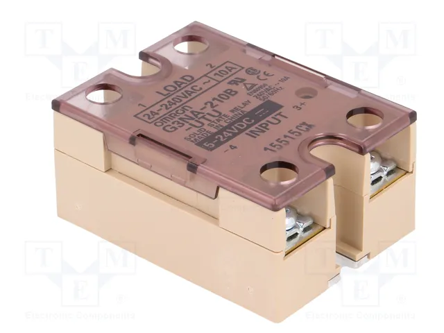 OMRON G3NA-210B-5-24 Relé de estado sólido monofásico 10A 24-240VAC