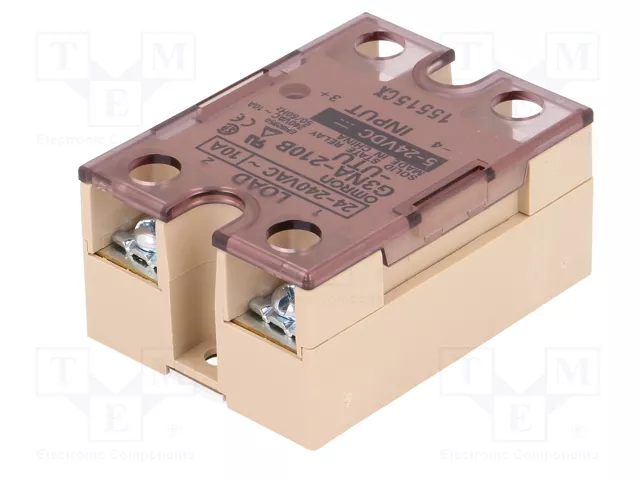 OMRON G3NA-210B-5-24 Relé de estado sólido monofásico 10A 24-240VAC