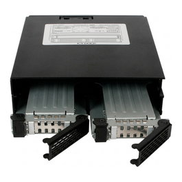 ICY DOCK MB994IPO-3SB Bandeja para disco duro 2x 2.5 pulgadas SAS/SATA SSD Negro con ventilador