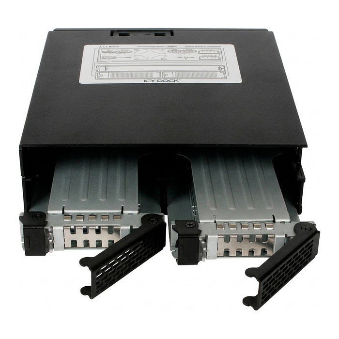ICY DOCK MB994IPO-3SB Bandeja para disco duro 2x 2.5 pulgadas SAS/SATA SSD Negro con ventilador ICY DOCK MB994IPO-3SB Bandeja para disco duro 2x 2.5 pulgadas SAS/SATA SSD Negro con ventilador