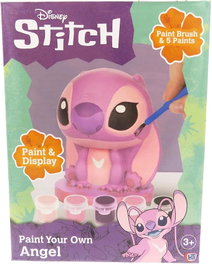 CYP BRANDS Stitch Figura de Escayola para Pintar Ángel Set de Regalo