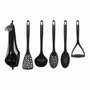 Basics Utensilios de cocina 5 piezas negro