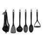 Basics Utensilios de Cocina Negros 5 Piezas
