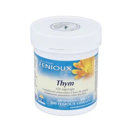 FENIOUX Thym (Tomillo) 200 Cápsulas para el mantenimiento de las vías respiratorias