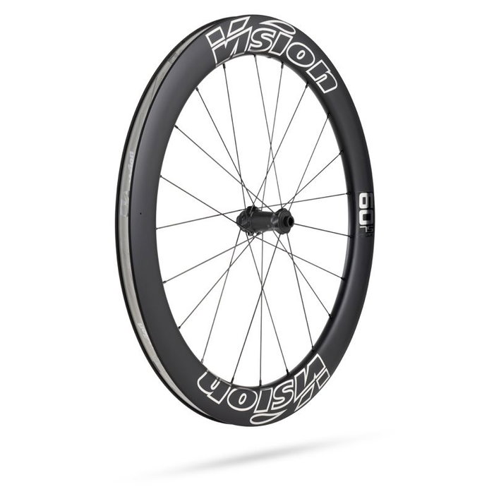 Vision Metron 60 Rueda de Carbono 60mm Compatible Shimano 11V Incluye Adaptadores y Kit Tubeless
