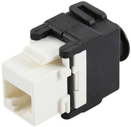 LOGON PROFESSIONAL CAT5E UTP Toolless Keystone Jack con Soporte de Cable
