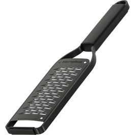 Microplane Black Sheep Medium Ribbon Grater de color negro con cuerpo de acero