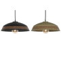 DKD Home Decor Lámpara de Techo Metal y PU 42x42x24 Surtido de 2 piezas