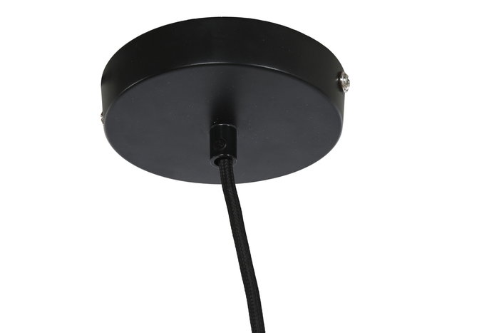 DKD Home Decor Lámpara de Techo Moderna Negra y Crema 42 x 24 x 42 cm (2 Unidades)