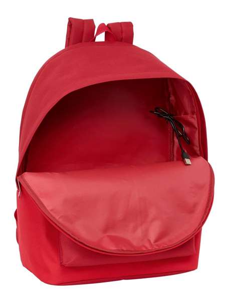 Safta Mochila Portátil Sevilla FC 15,6" + USB, Impermeable, 31x44x18 cm