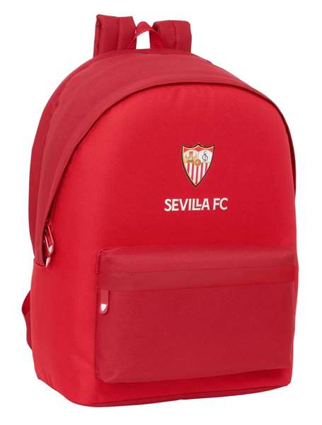 Safta Mochila Portátil Sevilla FC 15,6" + USB, Impermeable, 31x44x18 cm