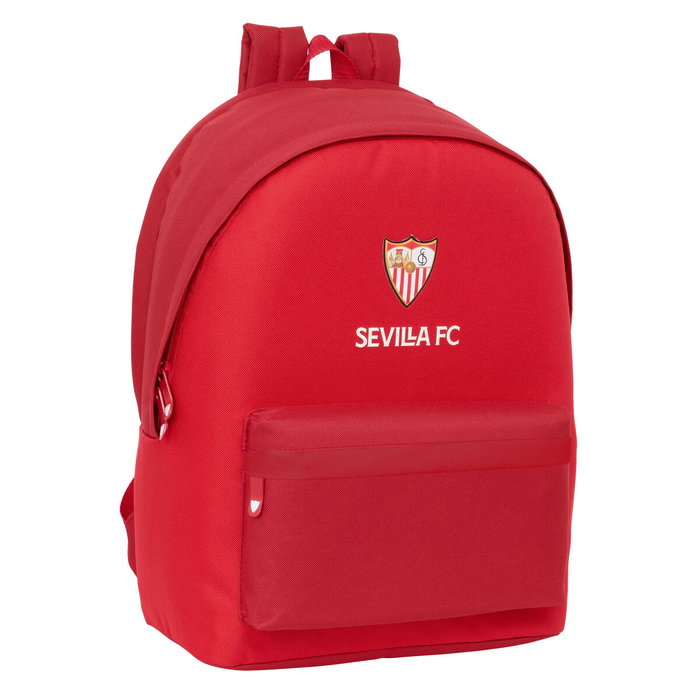 Safta Mochila Doble Sevilla F.C. para Portátil 15,6 Pulgadas con USB y Resistente al Agua
