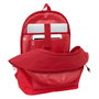 Safta Mochila Doble Sevilla F.C. para Portátil 15,6 Pulgadas con USB y Resistente al Agua