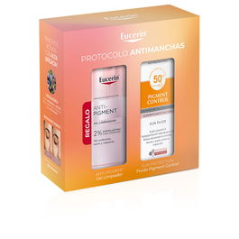 Eucerin Protector Solar Facial SPF50+ PIGMENT CONTROL 50 ml + Gel Limpiador Facial 200 ml - Set de 2 unidades