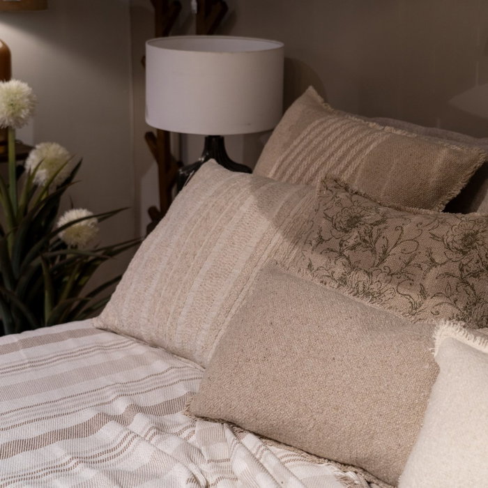 Cojín Natural Algodón-Poliéster 60 X 60 cm (Set de 2)