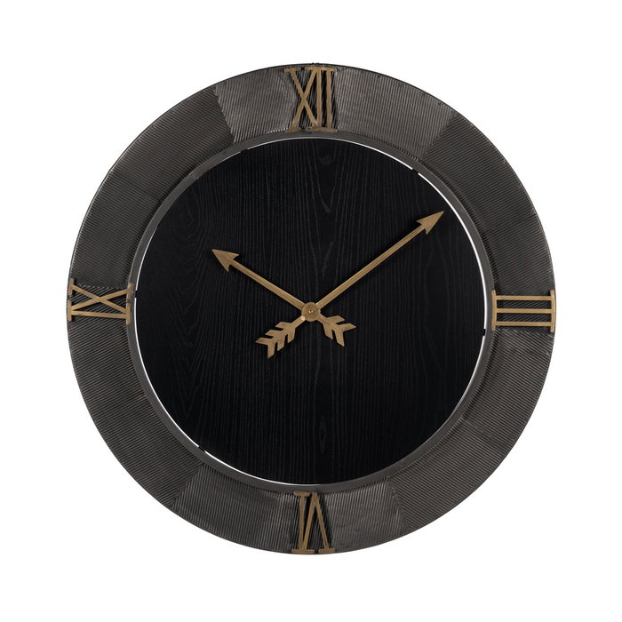 Reloj Pared Negro Dm-Metal 80 X 2,50 X 80 cm Reloj Pared Negro Dm-Metal 80 X 2,50 X 80 cm