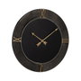 Ixia Reloj de Pared Negro DM-METAL 80 x 2,50 x 80 cm