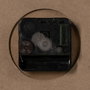 Ixia Reloj de Pared Negro DM-METAL 80 x 2,50 x 80 cm