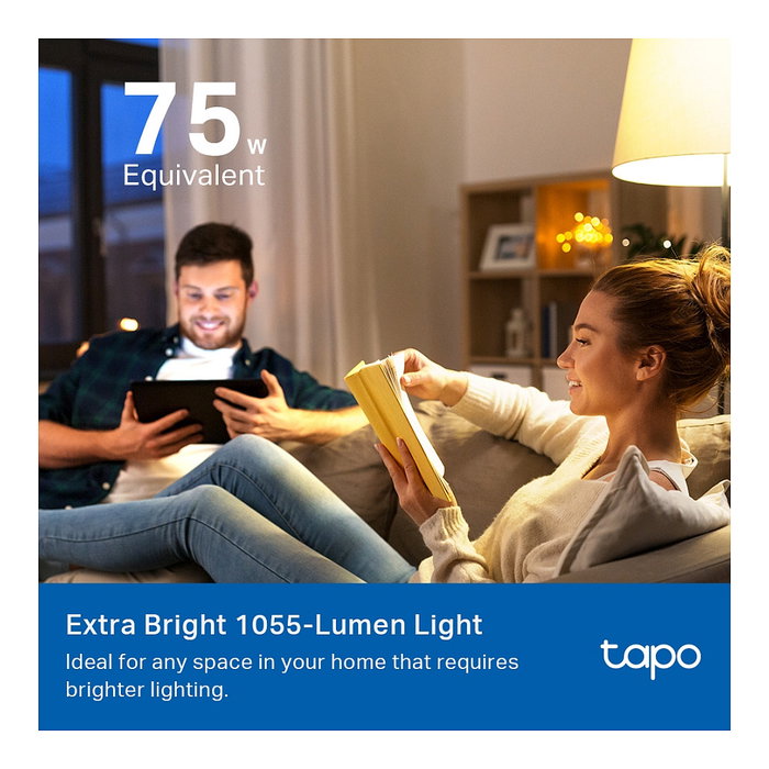 TP-Link Tapo L535E Bombilla Inteligente LED E27 Multicolor WiFi y Bluetooth Blanco 1055lm