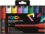 Uni ball POSCA PC-8K Colores Surtidos Punta Biselada 8,0 mm Estuche de 8 Unidades