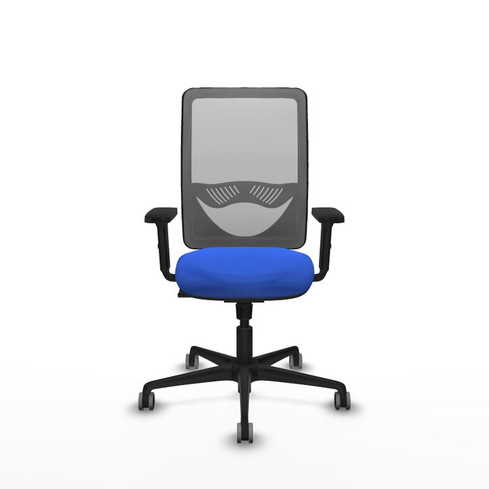PIQUERAS Y CRESPO Silla de oficina Zulema Azul y Gris con Mecanismo Sincro PIQUERAS Y CRESPO Silla de oficina Zulema Azul y Gris con Mecanismo Sincro