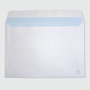 Sam Bolsas DIN C5 de Papel Offset Blanco con Tira de Silicona, 250 Unidades
