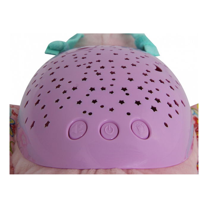 Jamara Dreamy Butterfly LED Proyector de Luces Estrellas Multicolor con Apagado Automático para Niños, 260x280x100 mm