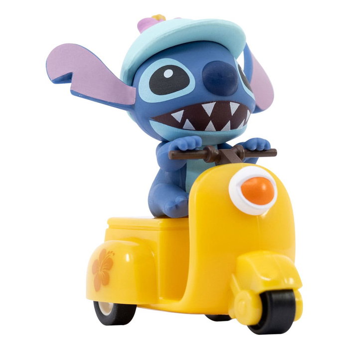 YuMe Toys Lilo & Stitch Vehículos de Cuerda con Figuras Zoom Hero Stitch Surtido Blind Box