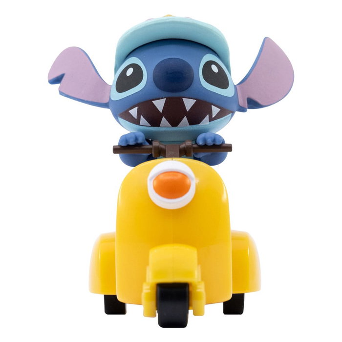YuMe Toys Lilo & Stitch Vehículos de Cuerda con Figuras Zoom Hero Stitch Surtido Blind Box