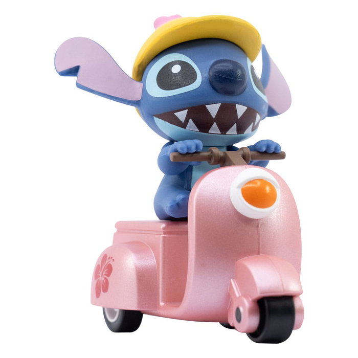 YuMe Toys Lilo & Stitch Vehículos de Cuerda con Figuras Zoom Hero Stitch Surtido Blind Box