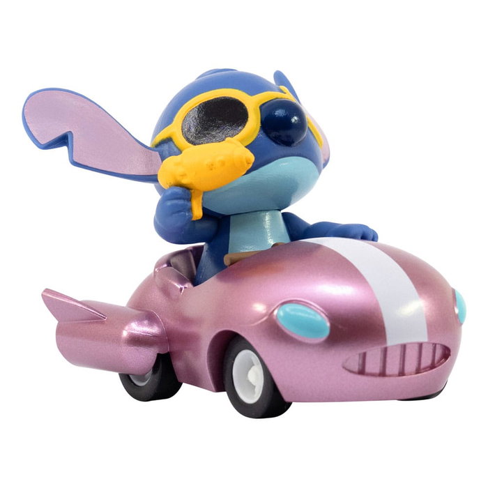 YuMe Toys Lilo & Stitch Vehículos de Cuerda con Figuras Zoom Hero Stitch Surtido Blind Box