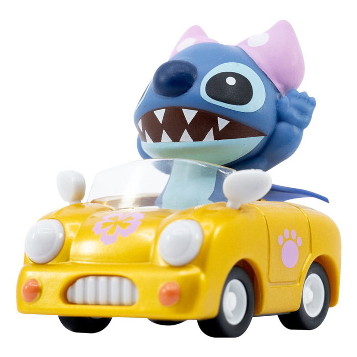 YuMe Toys Lilo & Stitch Vehículos de Cuerda con Figuras Zoom Hero Stitch Surtido Blind Box