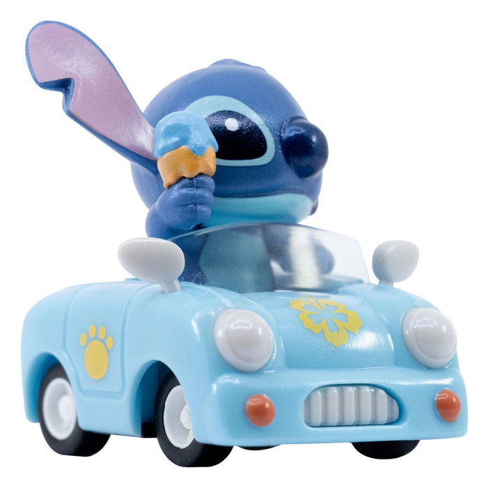 YuMe Toys Lilo & Stitch Vehículos de Cuerda con Figuras Zoom Hero Stitch Surtido Blind Box