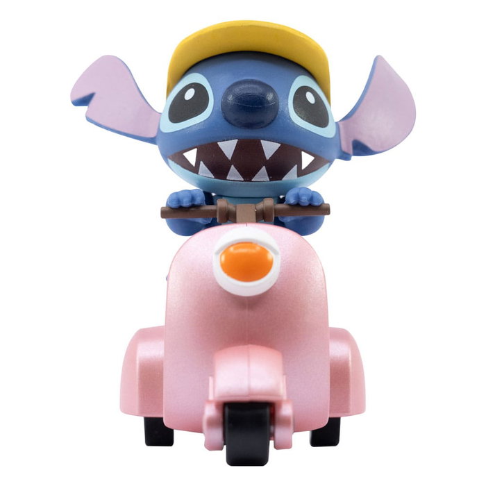 YuMe Toys Lilo & Stitch Vehículos de Cuerda con Figuras Zoom Hero Stitch Surtido Blind Box